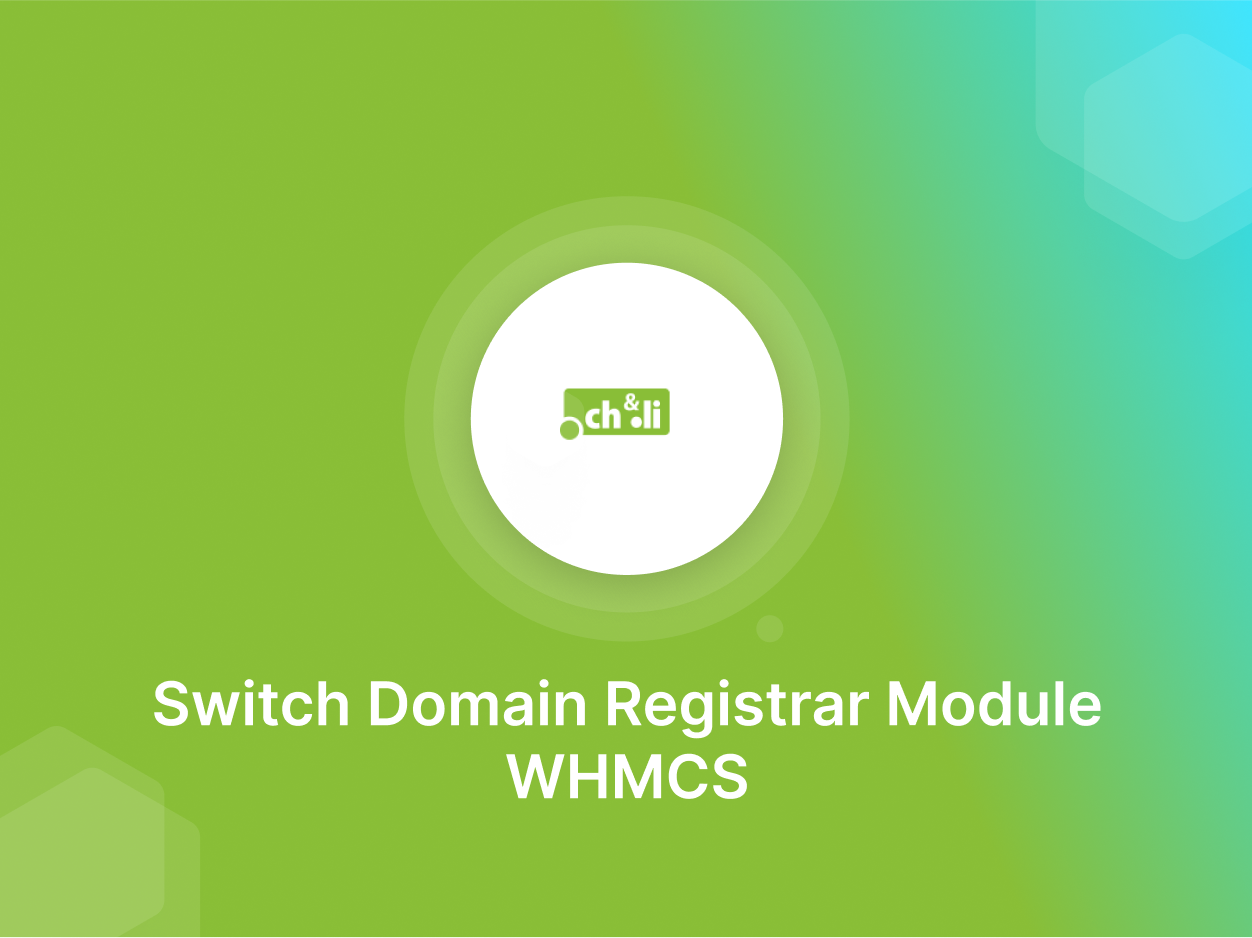 SWITCH EPP Domain Registration WHMCS Module - 20% Off!